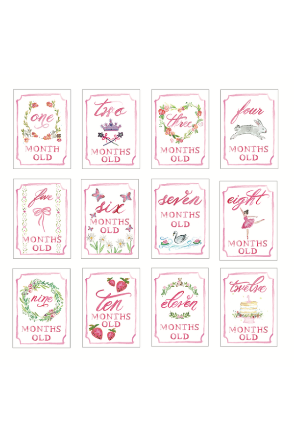 Month by Month Baby Cards