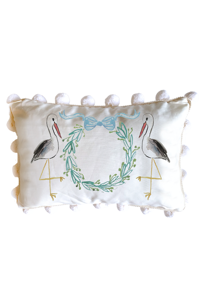 Monogrammable Lumbar Pillow with Insert