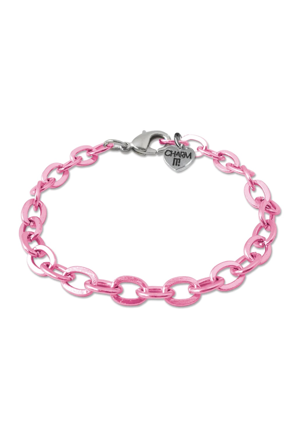 Charm It Chain Bracelet - Pink