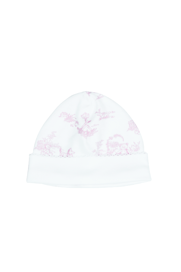 Pink Toile Hat