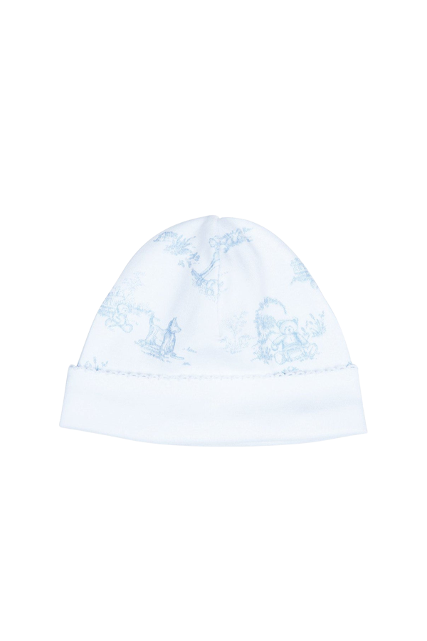 Blue Toile Hat