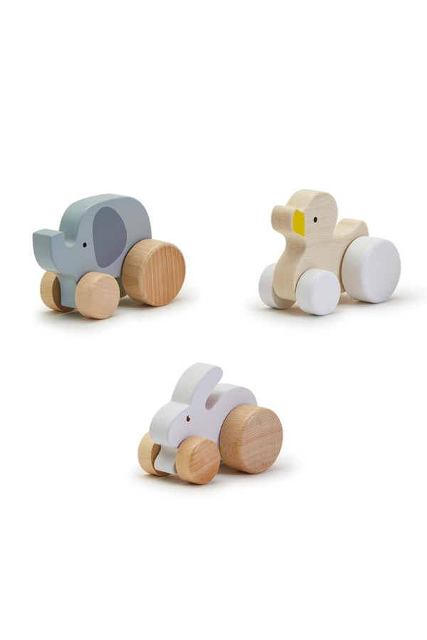 On a Roll Wooden Animal Toy