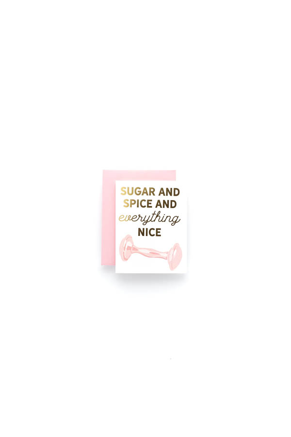 Sugar and Spice Greeting Card