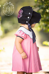 Birdie Bonnet - Nantucket Navy Corduroy