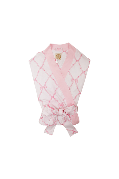 Ready or Not Robe - Belle Meade Bow with Palm Beach Pink