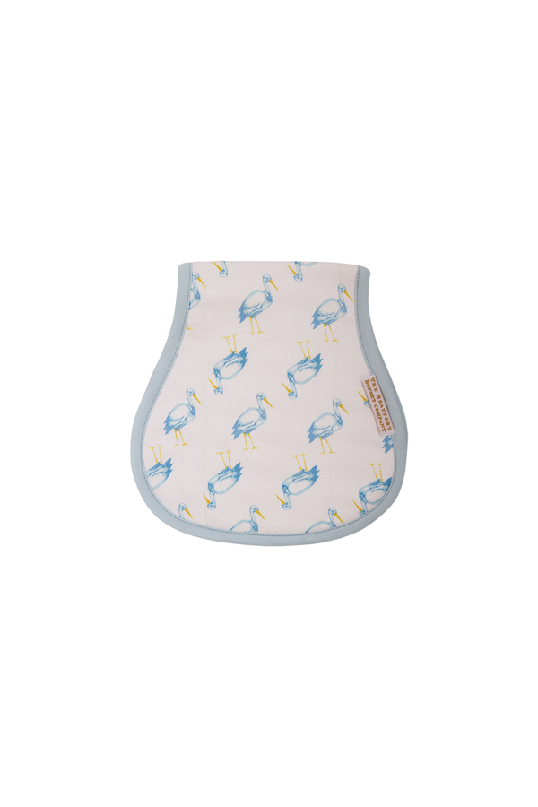 Oopsie Daisy Burp Cloth - Sir Proper Stork (Darker)