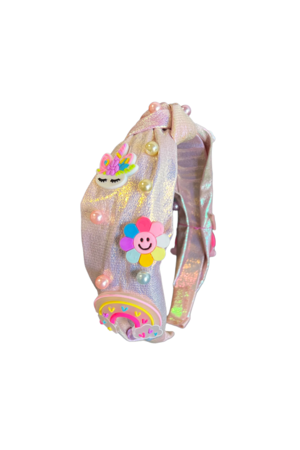 Unicorn Smiley Charm Headband