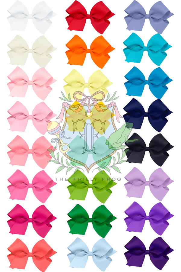 Classic Grosgrain Hair Bow - Medium