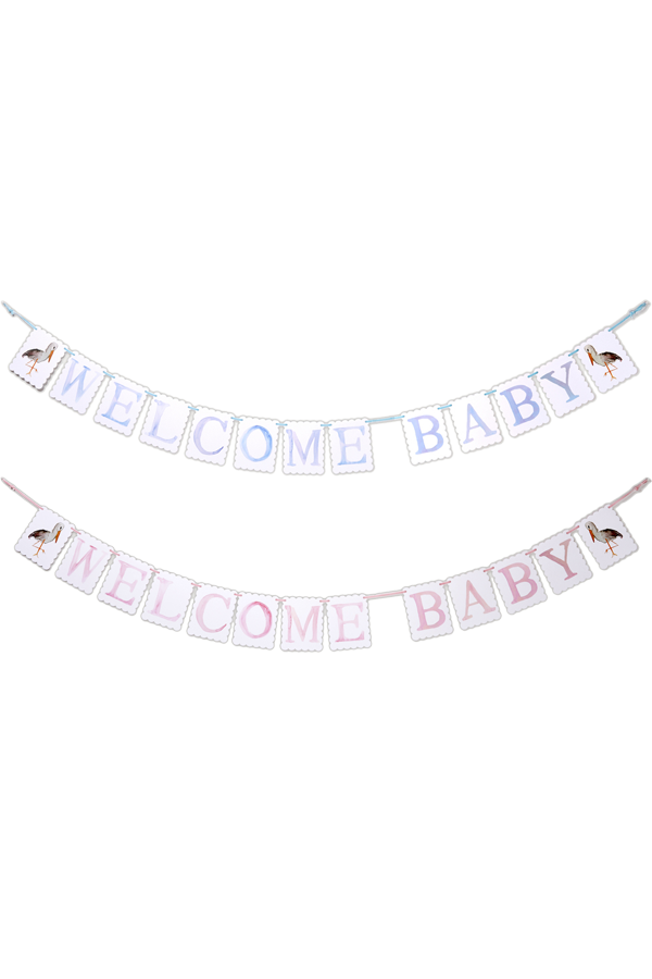 "Welcome Baby" Banner - More Colors