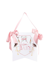 "Welcome Baby" Stork Hanger